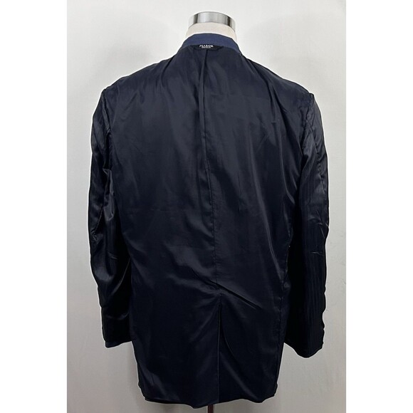 Jos A Bank 46L Sport Coat Regal Fit 100% Wool Blue Two Button Lined Vented - Picture 8 of 8